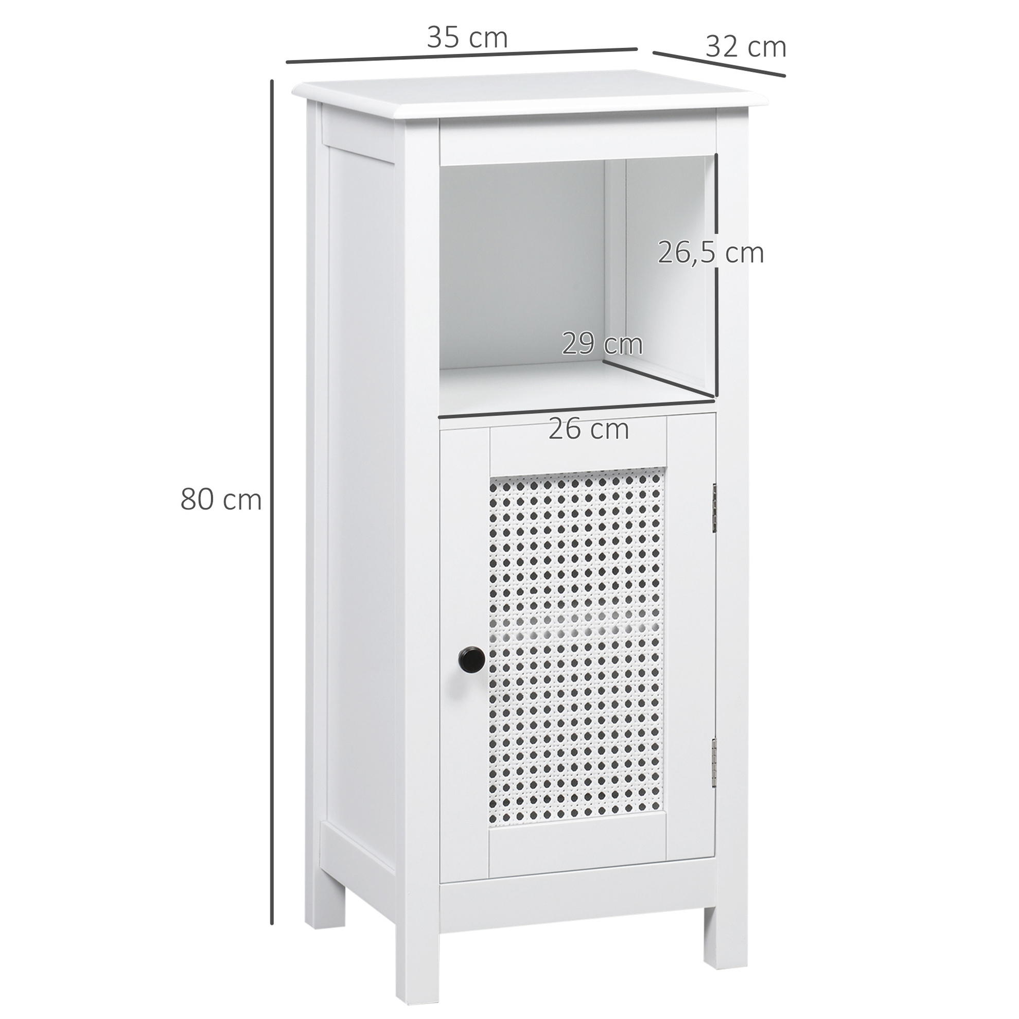 Badezimmer-Schrank mit Schrank weiß Farbe: weiß | Weltbild.de