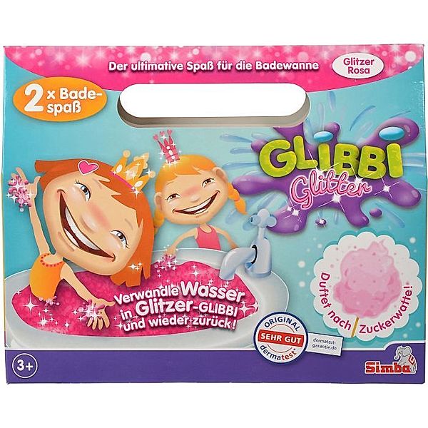 SIMBA Badezusatz Badespaß - GLIBBI GLITTER in pink