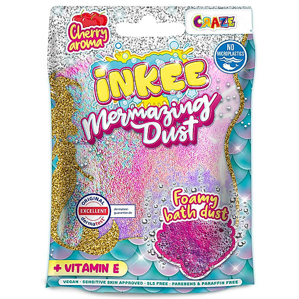 Craze Badezusatz INKEE MERMAIZING DUST 4er-Pack