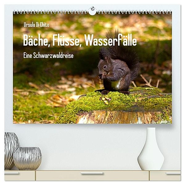 Bäche, Flüsse, Wasserfälle - Eine Schwarzwaldreise (hochwertiger Premium Wandkalender 2024 DIN A2 quer), Kunstdruck in Hochglanz, Ursula Di Chito