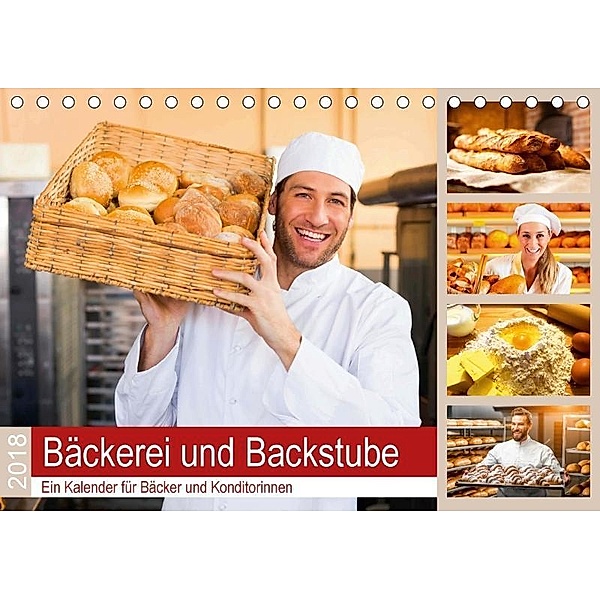 Bäckerei und Backstube 2018. Ein Kalender für Bäcker und Konditorinnen (Tischkalender 2018 DIN A5 quer), Steffani Lehmann