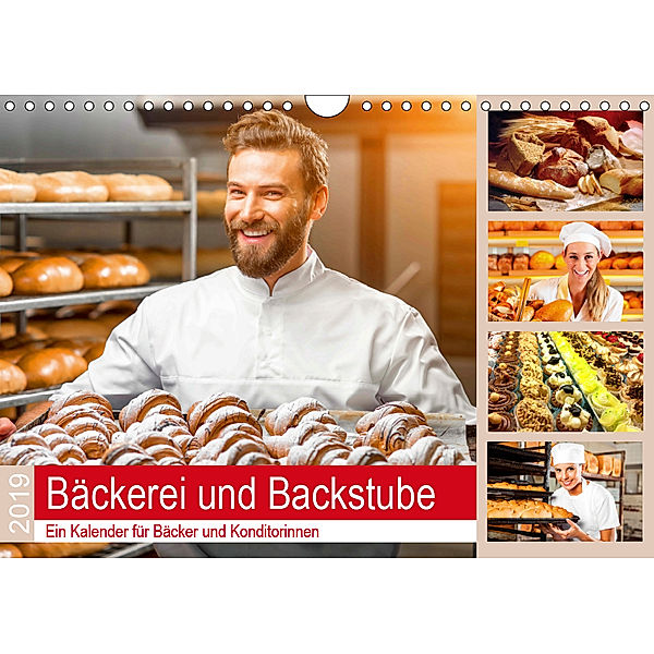 Bäckerei und Backstube 2019. Ein Kalender für Bäcker und Konditorinnen (Wandkalender 2019 DIN A4 quer), Steffani Lehmann