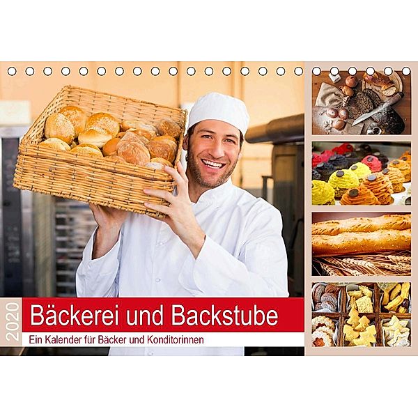 Bäckerei und Backstube 2020. Ein Kalender für Bäcker und Konditorinnen (Tischkalender 2020 DIN A5 quer), Steffani Lehmann