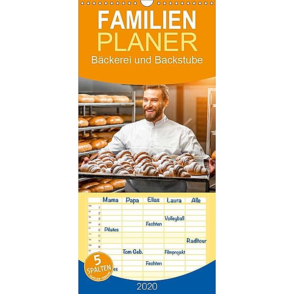 Bäckerei und Backstube 2020. Ein Kalender für Bäcker und Konditorinnen - Familienplaner hoch (Wandkalender 2020 , 21 cm, Steffani Lehmann