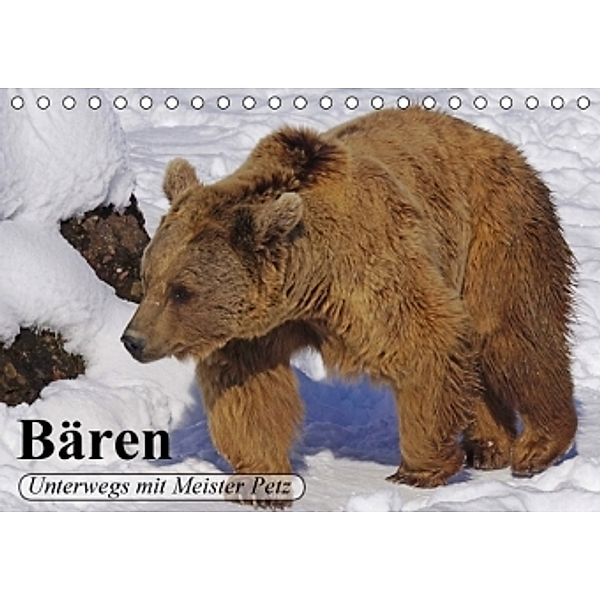 Bären. Unterwegs mit Meister Petz (Tischkalender 2016 DIN A5 quer), Elisabeth Stanzer