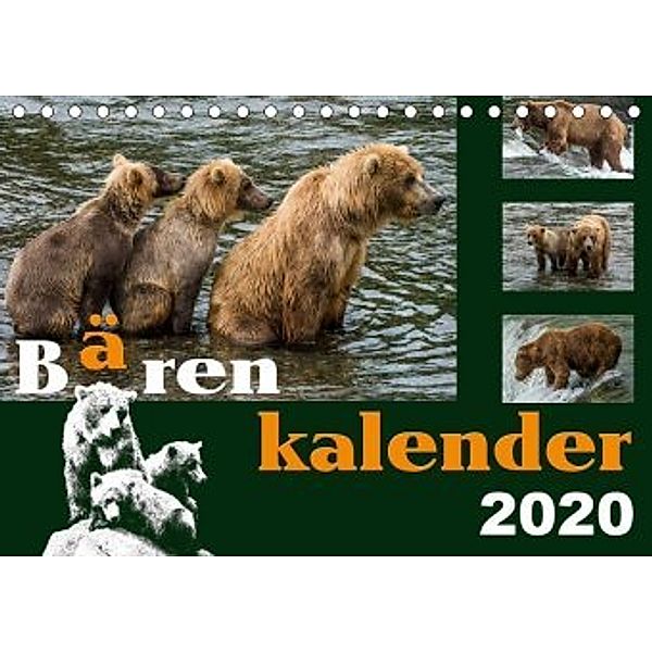 Bärenkalender (Tischkalender 2020 DIN A5 quer), Max Steinwald