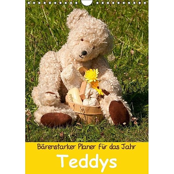 Bärenstarker Planer für das Jahr - Teddys (Wandkalender 2017 DIN A4 hoch), Meike Bölts