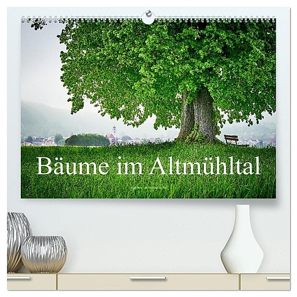 Bäume im Altmühltal (hochwertiger Premium Wandkalender 2024 DIN A2 quer), Kunstdruck in Hochglanz, Markus Treffer