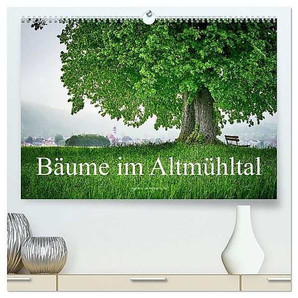 Bäume im Altmühltal (hochwertiger Premium Wandkalender 2025 DIN A2 quer), Kunstdruck in Hochglanz, Calvendo, Markus Treffer