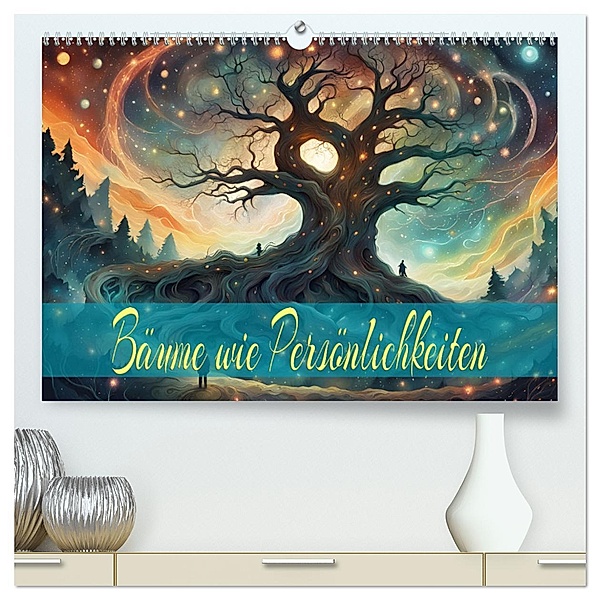 Bäume wie Persönlichkeiten (hochwertiger Premium Wandkalender 2025 DIN A2 quer), Kunstdruck in Hochglanz, Calvendo, Dusanka Djeric