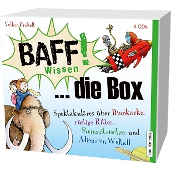 BAFF! Wissen ... die Box, 4 Audio-CDs, Volker Präkelt