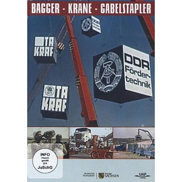 Bagger - Krane - Gabelstapler - TAKRAF - DDR,1 DVD