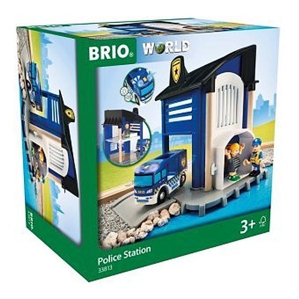 Brio Bahn-Zubehör POLIZEISTATION 6-teilig, BRIO®