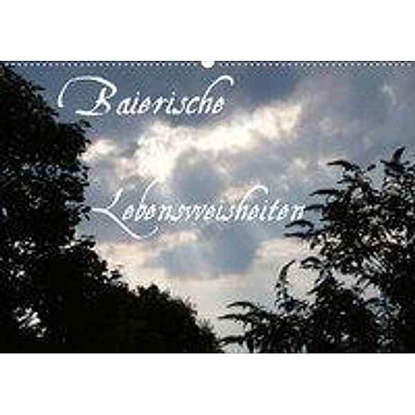 Baierische Lebensweisheiten (Wandkalender 2020 DIN A2 quer)