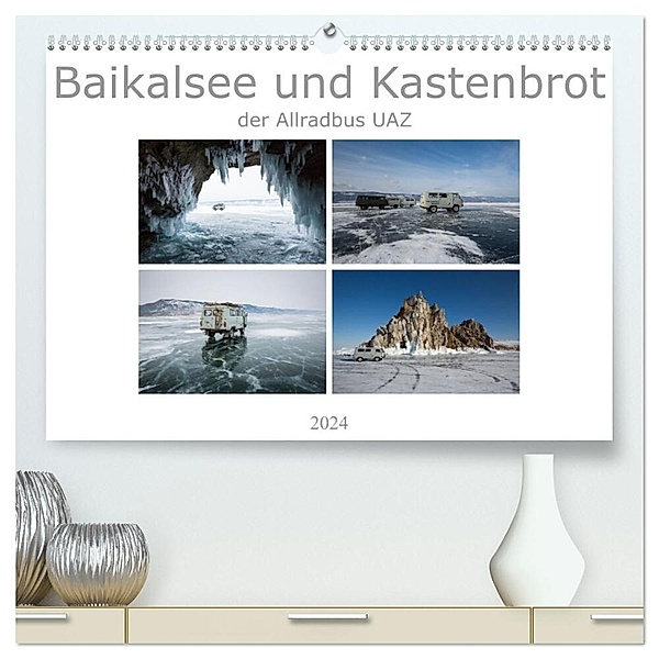 Baikalsee und Kastenbrot (hochwertiger Premium Wandkalender 2024 DIN A2 quer), Kunstdruck in Hochglanz, Anne-Barbara Bernhard
