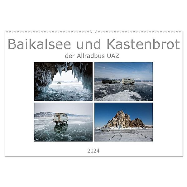 Baikalsee und Kastenbrot (Wandkalender 2024 DIN A2 quer), CALVENDO Monatskalender, Anne-Barbara Bernhard