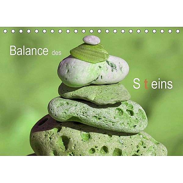 Balance des Steins (Tischkalender 2021 DIN A5 quer), Marion Meyer@Stimmungsbilder1
