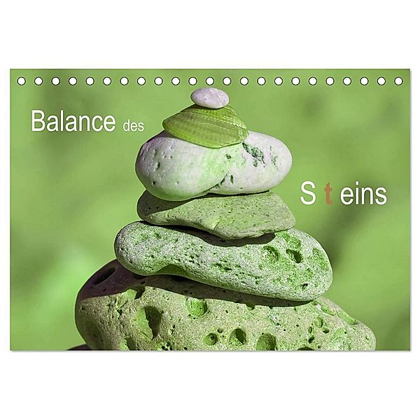 Balance des Steins (Tischkalender 2024 DIN A5 quer), CALVENDO Monatskalender, Marion Meyer@Stimmungsbilder1