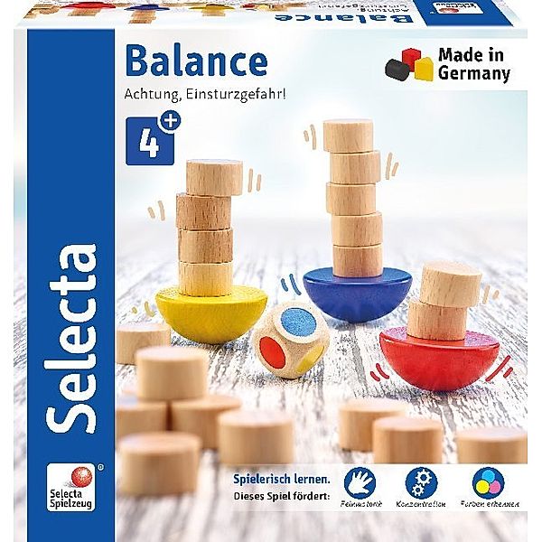 SCHMIDT SPIELE, Selecta Spielzeug Balance (Kinderspiel)