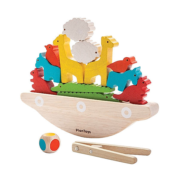 Plan Toys Balancierspiel ARCHE NOAH 15-teilig aus Holz