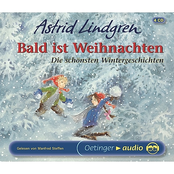 Bald ist Weihnachten,4 Audio-CD, Astrid Lindgren