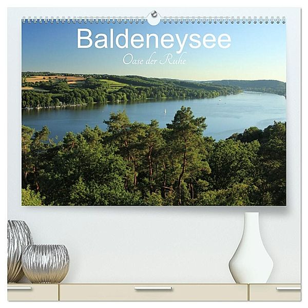 Baldeneysee - Oase der Ruhe (hochwertiger Premium Wandkalender 2024 DIN A2 quer), Kunstdruck in Hochglanz, Susanne Wegging