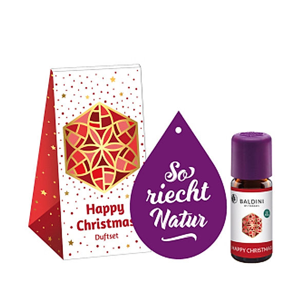 Baldini - Happy Christmas 10 ml Mini-Duftset mit Duftvlies