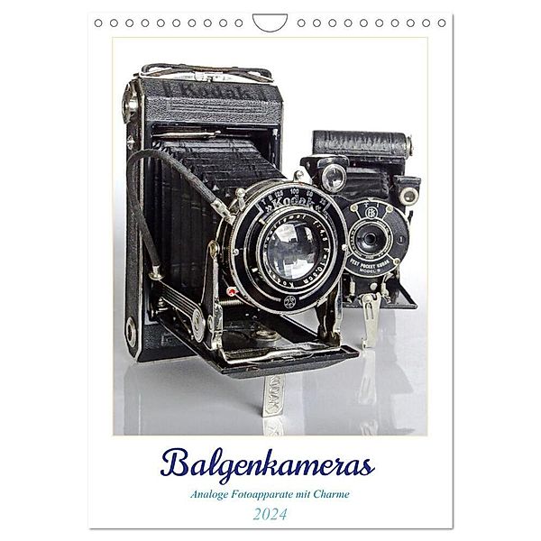 Balgenkameras - Analoge Fotoapparate mit Charme (Wandkalender 2024 DIN A4 hoch), CALVENDO Monatskalender, Jean-Louis Glineur