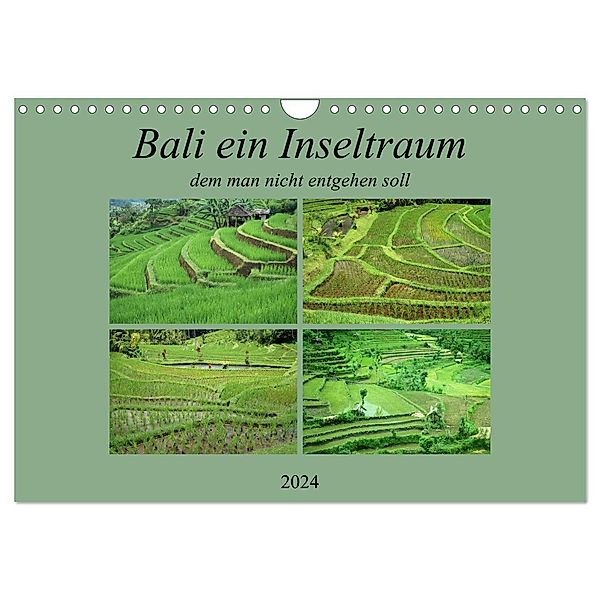Bali,ein Inseltraum dem man nicht entgehen sollte. (Wandkalender 2024 DIN A4 quer), CALVENDO Monatskalender, Rufotos