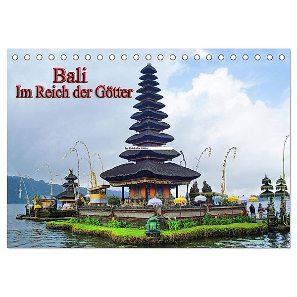 Bali. Im Reich der Götter (Tischkalender 2024 DIN A5 quer), CALVENDO Monatskalender, Erika Müller