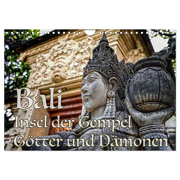 Bali - Insel der Tempel, Götter und Dämonen (Wandkalender 2024 DIN A4 quer), CALVENDO Monatskalender, Thomas Marufke