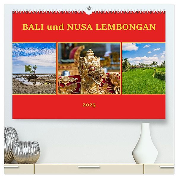 Bali und Nusa Lembongan (hochwertiger Premium Wandkalender 2025 DIN A2 quer), Kunstdruck in Hochglanz, Calvendo, Mathias Calabotta