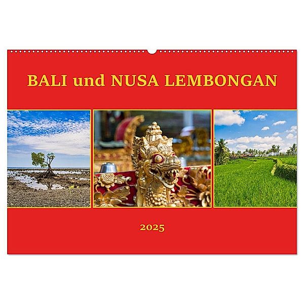 Bali und Nusa Lembongan (Wandkalender 2025 DIN A2 quer), CALVENDO Monatskalender, Calvendo, Mathias Calabotta