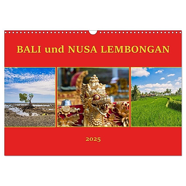 Bali und Nusa Lembongan (Wandkalender 2025 DIN A3 quer), CALVENDO Monatskalender, Calvendo, Mathias Calabotta