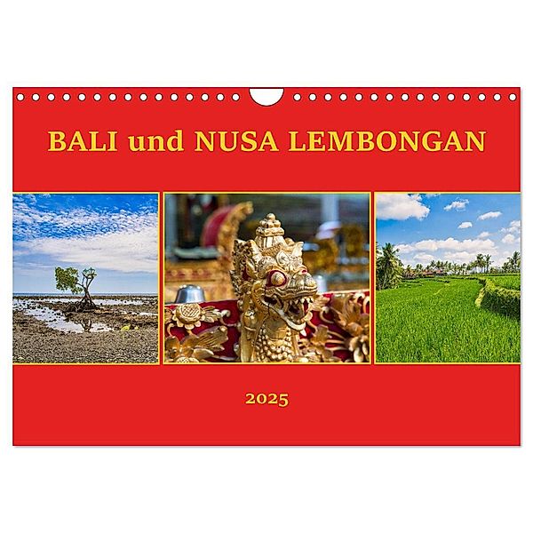 Bali und Nusa Lembongan (Wandkalender 2025 DIN A4 quer), CALVENDO Monatskalender, Calvendo, Mathias Calabotta