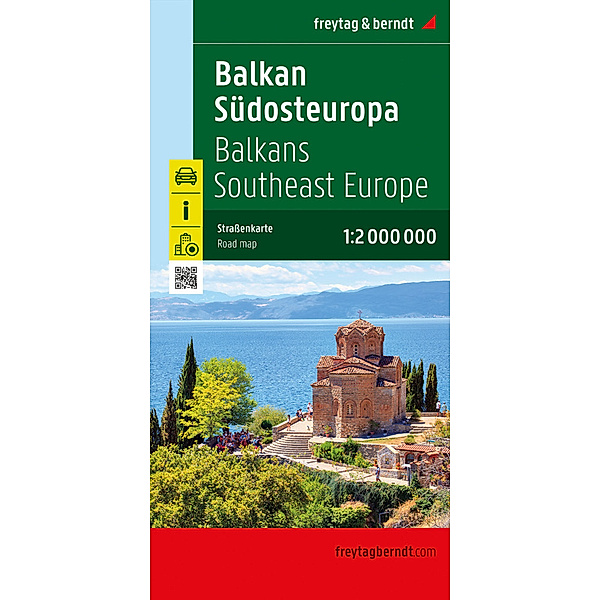 Balkan - Südosteuropa, Strassenkarte 1:2.000.000, freytag & berndt