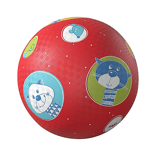 HABA Ball KATZE & MAUS (12,7cm) in rot