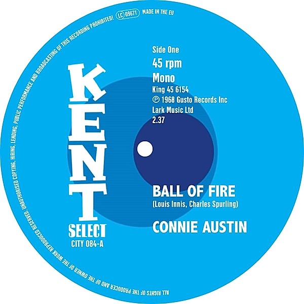 Ball Of Fire (7inch Single), Connie Austin