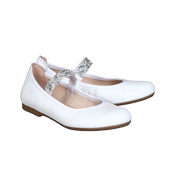 acebos Ballerinas DAMA in weiss