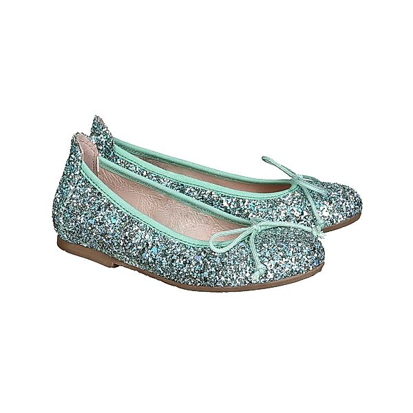 acebos Ballerinas GLITTER in grün