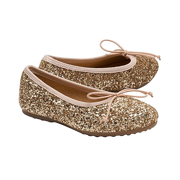 bisgaard Ballerinas LUCY GLITTER in gold