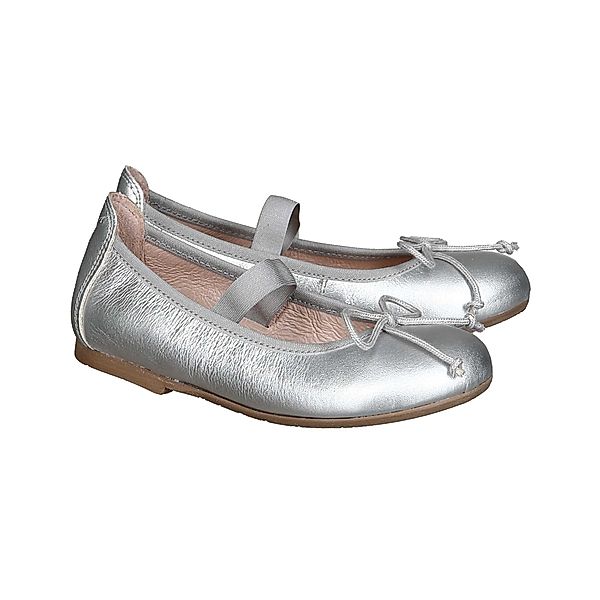 acebos Ballerinas METALICO in silber