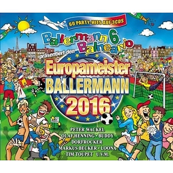 Ballermann 6 Balneario Präs.Den Europameister, Diverse Interpreten