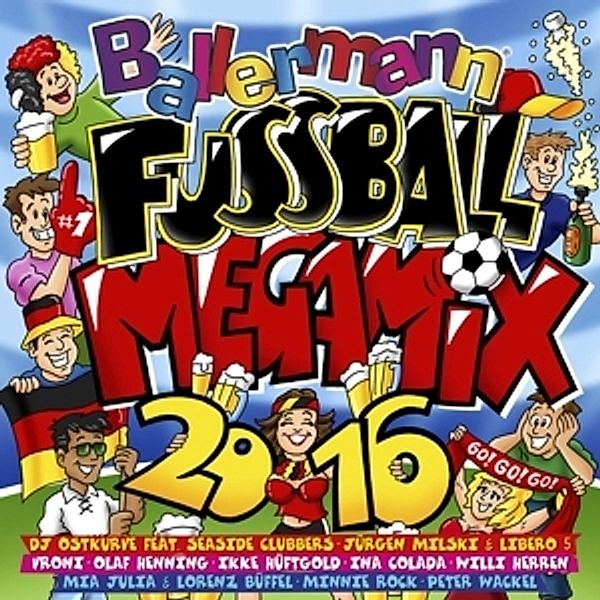 Ballermann Fußball Megamix 2016, Diverse Interpreten