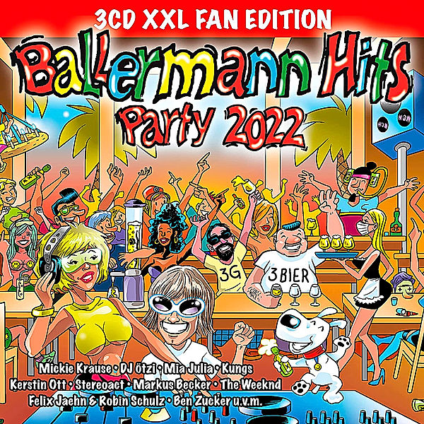 Ballermann Hits Party 2022 (XXL Fan Edition) (3 CDs), Various