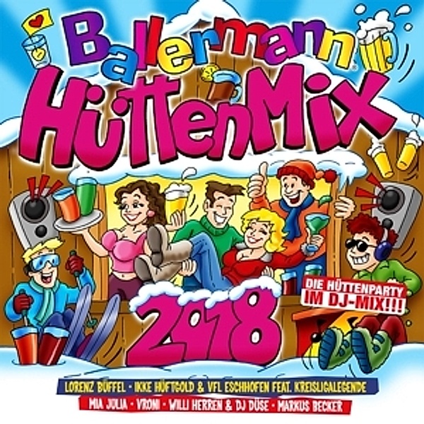 Ballermann Hütten Mix 2018, Diverse Interpreten