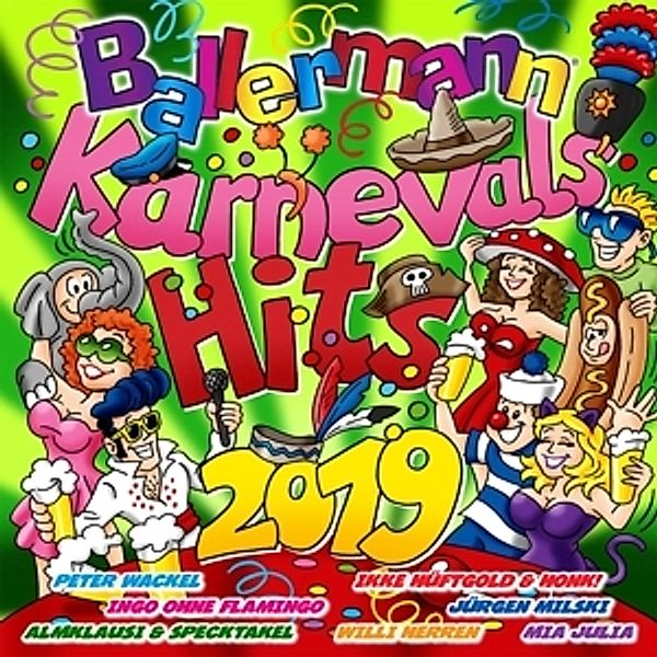 Ballermann Karnevals Hits 2019, Diverse Interpreten