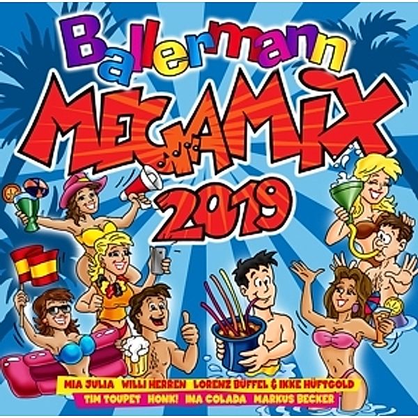 Ballermann Megamix 2019, Diverse Interpreten