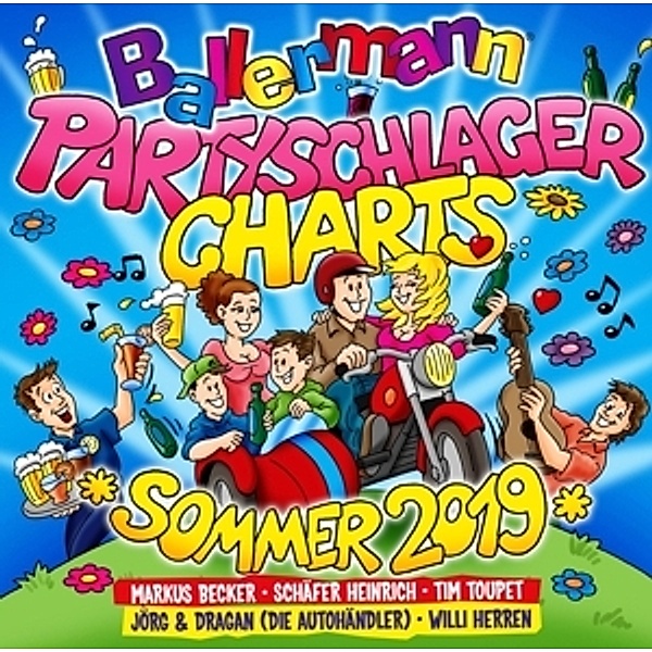 Ballermann Partyschlager Charts - Sommer 2019 (2 CDs), Diverse Interpreten