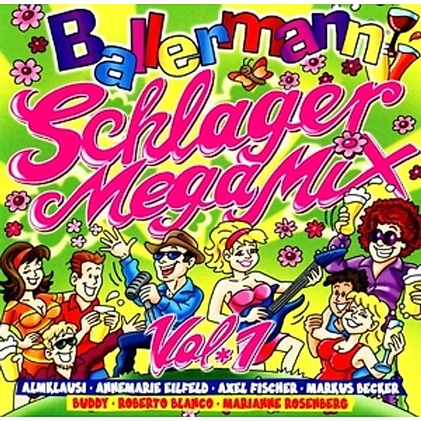 Ballermann Schlager Megamix Vol.1, Diverse Interpreten